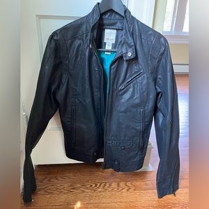 Vintage Diesel Men’s Coated Black Jacket Bomber Style